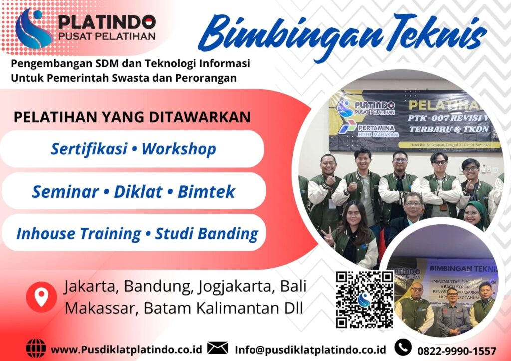 JADWAL BIMTEK UJIAN SERTIFIKASI PBJP LEVEL 1 TAHUN 2025