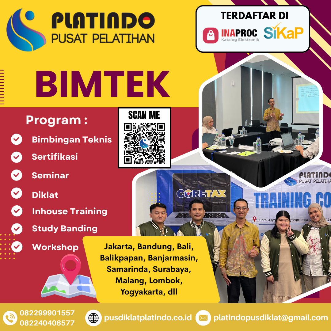 Bimtek Pelatihan Penyusunan Analisa Harga Satuan Pekerjaan (AHSP), Berdasarkan PERMEN PUPR No. 8 Tahuh 2023 dan SE Dirjen Bina Konstruksi No 73 Tahun 2023 Terbaru 2026-2027